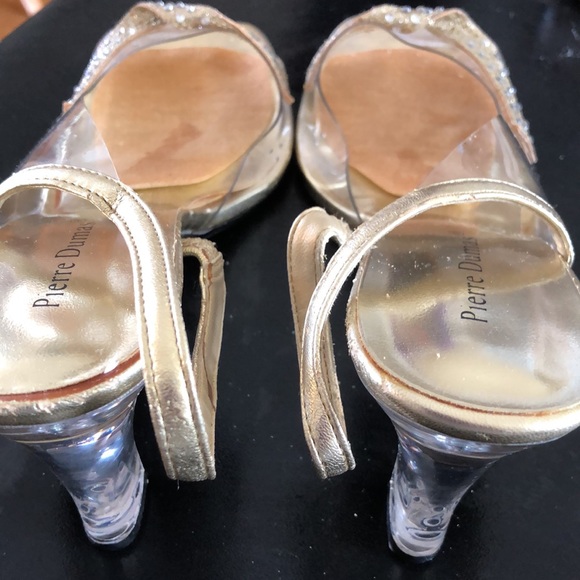 Pierre Dumas Gold Metallic Sandals Collection - Picture 5 of 5